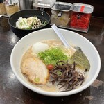 Hei Kurou R - 平九郎ラーメンのランチセット。旨し。