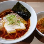 手揉み中華そば 中村 - 料理写真:醤油ラーメン　からネギトッピング　1100円