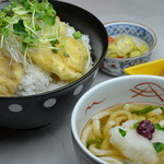 Akasaka Tenseki Tei HANARE -  国産鳥天丼と冷し梅みぞれうどん