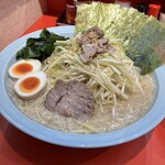 ニューラーメンショップ オリジン - ◆ネギラーメン（大）（1,200円）+ネギ（200円）
             +味玉（70円）+海苔（120円）