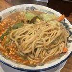 Himeji Tanmen - ◆麻婆味噌タンメン（並）（991円）麺アップ