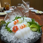 食酔亭元屋 - 料理写真:イカ刺     多分2人前だったかな