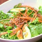 Polaris salad ~homemade vegetable dressing~