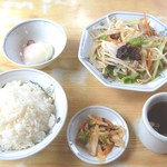 テンホウ - お好きなラーメンとセットでいかが？お得な野菜炒めセット