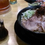 Ikkoku Sakigake Do Apita Chiyodabashi Ten - さきがけしょうゆらーめん 柚子昆布酢付き（730円）