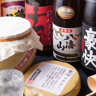 We have a selection of sake that goes well with seafood dishes.