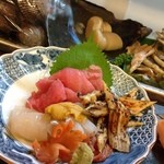 Suzume Sushi - 刺身盛り合わせ