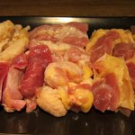 Tori Yakiniku Pele Shinsaibashi Ten - お任せ盛合せ１