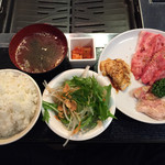 Ousama no Yakiniku Kuronuma Yamagata Kagota Ten - 焼肉定食