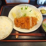 Tonkyu - ロースかつ定食(松)＆ライス大盛