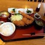 Ajidokoro Miyoshi - ミックスフライ定食