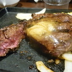 Ikinari Steak Hozenji Ten - ☆にんにくバターでジュワァワァ～☆