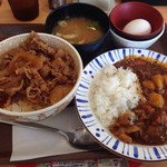 Sukiya Uji Higashi Ic Ten - 牛丼&ミニカレーセット