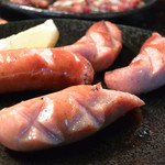 Sumibi Yakiniku Mahoroba - 特別に調合・味付けしてもらったまほろば限定特製ソーセージ！