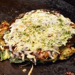 Dera Ya - ポパイお好み焼きにトッピングでお餅