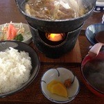 おかた茶屋 - もつ鍋定食