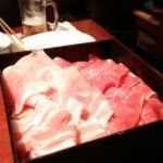 Kodawari Tei Kobe Sannomiya Ten - しゃぶしゃぶ肉：豚、牛