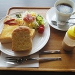 Tokimeguru, Cafe. - 「モーニングセット」500円