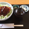 菊の季節に桜が満開 - 料理写真:ソースカツ丼