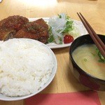 すずらん - メンチカツ定食