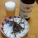 Bara Yaki Teru - 中瓶ビール＋お通し