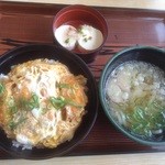 うちだ屋 - 海老カツとじ丼セット