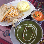 Indian Dinning Cafe Mataa Shimonakano Ten - サグチキンカレーセット