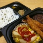 jonathan's Yokohama Nakayama Ten - タスマニアハンバーグ&海老フライ弁当