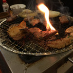 Shichirin Yakiniku Anan Negishi Ten - 炎上