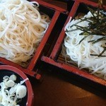 白石温麺茶屋 - せいろうーめん700円