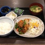 Naka U Morioka Odori Ten - 鶏甘酢あん定食