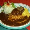 スノーラスカル - 料理写真:オムカレーハンバーグのせ