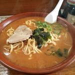 Tanpopo Tei - みそラーメン中盛り(650円)です。お値段の割りになかなかボリューミー♪