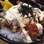 ごはん処　しなの - 2015.06　南蛮風鶏唐揚丼