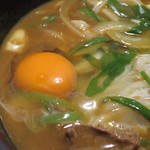 さぬきうどん四國屋 - 2015.6カレーうどん卵落とし