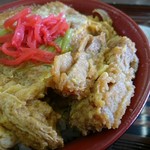 須川高原温泉 - 味濃いめです　カツは食べやすい厚さです