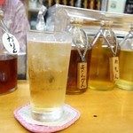 Totoya - 2015年5月　自家製果実酒びわソーダ割り【540円】