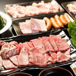 All-you-can-eat standard Yakiniku (Grilled meat)