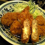 Tonkatsu Hamakatsu Kitakyushu Moji Ten - 嫁が食ったバラエティカツ定食１４４９円 ﾋﾚｶﾂ、ｺﾛｯｹ、ｵﾗﾝﾀﾞｶﾂ、ﾁｷﾝｶﾂ