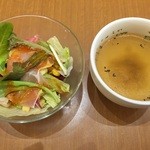 Pomme no Ki Kuzuha Mall Ten - サラダとスープセット