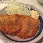 Thinly sliced cutlet