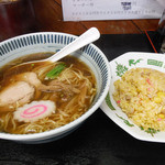 福龍 - 料理写真:ラーメン半チャーハンセット