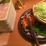 Shabu Shabu On Yasai Marugame Damura Ten - 肉…薄い…まぁしゃぶしゃぶですので