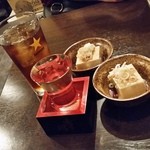 Marusan - 「桑の都 ぎんから」で乾杯、お通しは冷奴♪