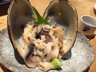 Genya - ホッキ貝のお造り