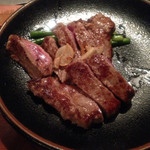 Steak House Tajima - ロースステーキ定食(1,900円)のメイン