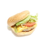 フレッシュネスバーガー - チーズバーガー (378円) '15 9月上旬