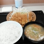 かつや - 朝ロースカツ定食　450円税抜