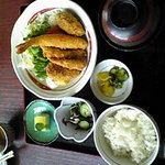 さんとり茶屋 - 魚フライ定食