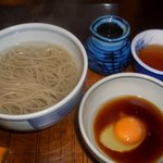 Soba Zen - 釜揚げ玉子蕎麦（温）